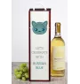 Kot rosyjski niebieski pudło na wino z kotem Art-Dog