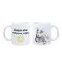 Russisch Blau - Tasse mit Katze, fröhliche Tasse für Hundefreunde, personalisiertes Geschenk der Marke Art-Dog
