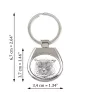 Scottish Fold - keychain with a cat, keychain with a print, personalized pendant from the Art-Dog brand
