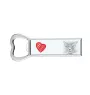 Scottish Fold - bottle opener with a cat, personalized fridge opener, unique gift for men by Art-Dog brand