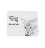 Savannah - mouse pad with print, personalized cat pad, unique gadget for an office worker from the Art-Dog brand