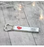 Scottish Fold - bottle opener with a cat, personalized fridge opener, unique gift for men by Art-Dog brand