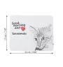 Savannah - mouse pad with print, personalized cat pad, unique gadget for an office worker from the Art-Dog brand