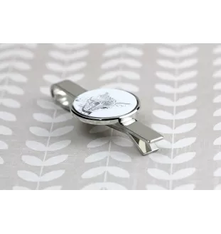 Savanne - Krawattenklammer mit Katzenmotiv, personalisierter Krawattenclip, einzigartiges Geschenk für Männer von der Marke Art-Dog