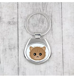 Selkirk Rex brelok z kotem Art-Dog