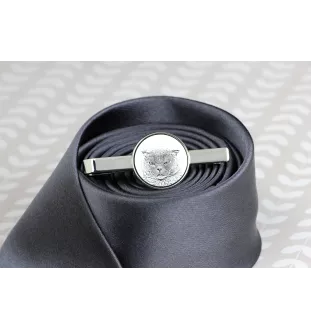 Schottische Falte - Krawattenklammer mit Katzenmotiv, personalisierter Krawattenclip, einzigartiges Geschenk für Männer von der Marke Art-Dog