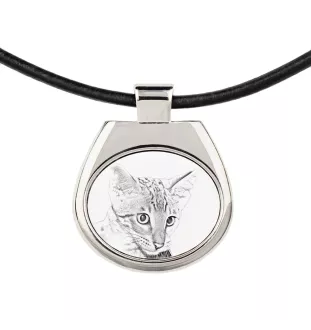Savannah - collier avec un chat, pendentif personnalisé avec une photo, collier unique pour hommes et femmes de la marque Art-Dog