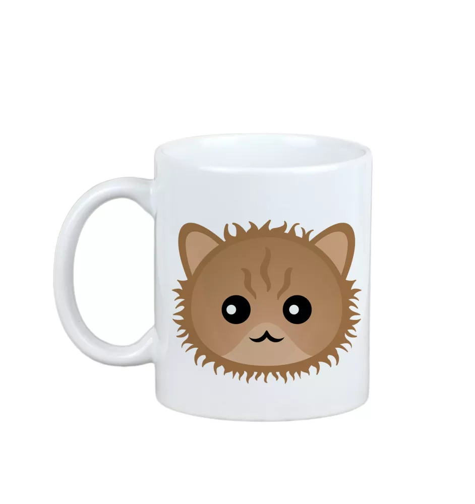 Selkirk Rex - Tasse mit Grafik und Aufschrift der Marke Art-Dog