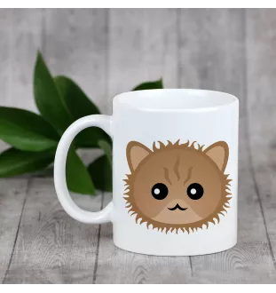 Selkirk Rex - Tasse mit Grafik und Aufschrift der Marke Art-Dog