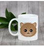Selkirk Rex - mug with graphics and the logo of the Art-Dog brand