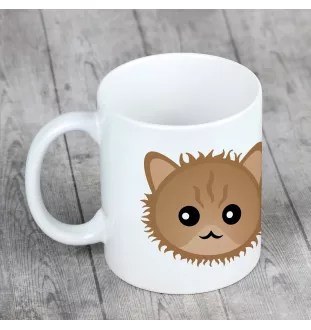Selkirk Rex - Tasse mit Grafik und Aufschrift der Marke Art-Dog