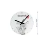 Savanne - Wanduhr mit Katze, Regal Uhr mit Druck, personalisierte Hausdekoration von Art-Dog.