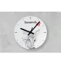 Savanne - Wanduhr mit Katze, Regal Uhr mit Druck, personalisierte Hausdekoration von Art-Dog.
