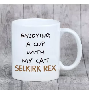 Selkirk Rex - Tasse mit Grafik und Aufschrift der Marke Art-Dog