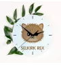 Selkirk Rex - MDF-Uhr mit Grafik und Logo der Marke Art-Dog