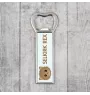 Selkirk Rex - bottle opener with the graphics and logo of the Art-Dog brand
