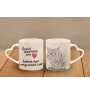 Selkirk Rex Katze I Tasse mit Katze, entzückende Tasse mit herzförmigem Henkel, universelles Geschenk der Marke Art-Dog