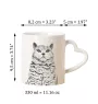 Selkirk Rex - cat mug, adorable heart-shaped handle mug, universal gift from Art-Dog brand