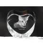 Savannah serce kryształowe z kotem Art-Dog