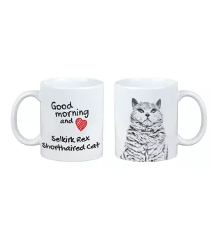Selkirk Rex - tasse avec un chat, tasse personnalisée avec impression, cadeau classique pour tous de la marque Art-Dog