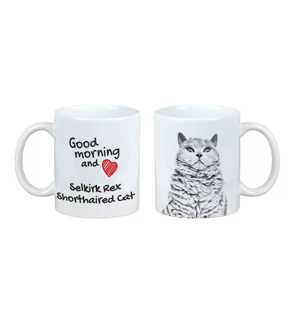 Selkirk Rex - cat mug, personalized mug with print, classic gift for everyone from the Art-Dog brand