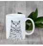 Selkirk Rex - Tasse mit Katze, Tasse mit Bild, personalisiertes Geschenk der Marke Art-Dog