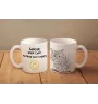 Selkirk Rex Katze I - Tasse mit Katze, fröhliche Tasse für Hundefreunde, personalisiertes Geschenk der Marke Art-Dog