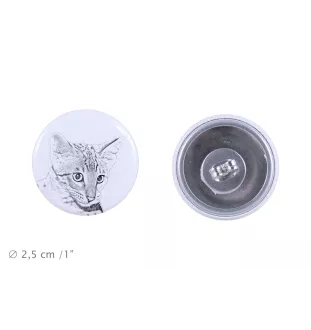 Savannah - boucles d'oreilles avec votre chat bien-aimé, photo personnelle, accessoire parfait pour les amoureux des chats de la marque Art.-Dog