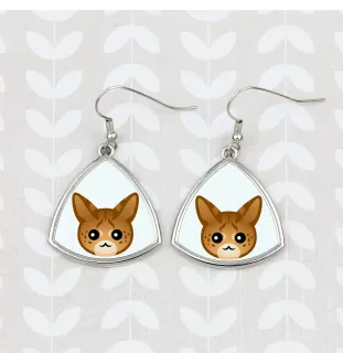 Savannah - elegant metal earrings as a gift from the Art-Dog brand