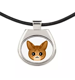 Savannah - pendant necklace with graphic on a chain strap by Art-Dog brand