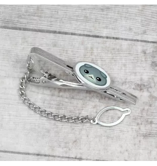 Scottish Fold - elegant metal keychain as a gift from Art-Dog brand