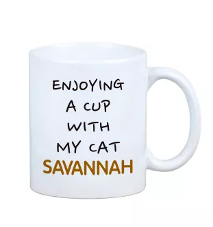 Savannah kubek z kotem Art-Dog