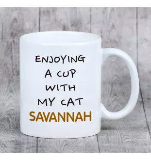 Savannah kubek z kotem Art-Dog