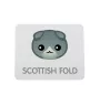 Szkocki zwisłouchy podkładka z kotem Art-Dog
