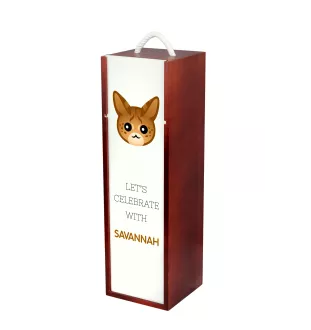 Savannah pudło na wino z kotem Art-Dog