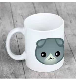 Schottische Falte - Tasse mit Grafik und Aufschrift der Marke Art-Dog