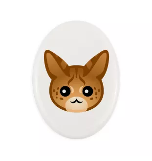 Savannah płyta nagrobna z kotem Art-Dog