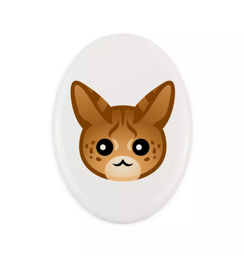 Savannah płyta nagrobna z kotem Art-Dog