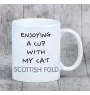 Fold écossais - tasse avec graphisme et logo de la marque Art-Dog