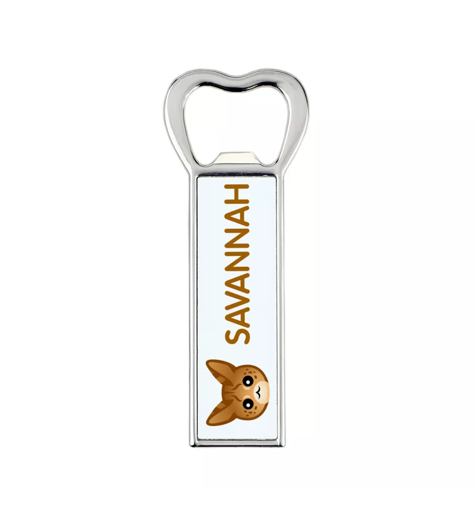 Savannah - bottle opener with the graphics and logo of the Art-Dog brand