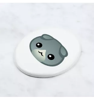 Szkocki zwisłouchy płyta nagrobna z kotem Art-Dog