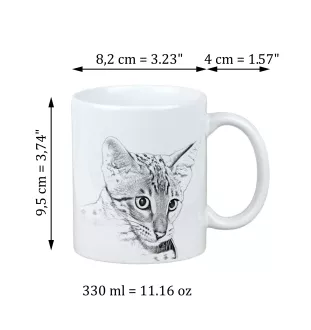Savannah - cat mug, personalized mug with print, classic gift for everyone from the Art-Dog brand