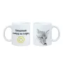 Savannah - cat mug, cheerful mug for a dog lover, personalized gift from the Art-Dog brand