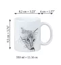 Savannah - cat mug, cheerful mug for a dog lover, personalized gift from the Art-Dog brand