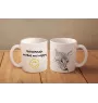 Savannah - cat mug, cheerful mug for a dog lover, personalized gift from the Art-Dog brand