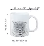 Fold écossais - tasse avec un chat, une tasse joyeuse pour les amoureux des chiens, un cadeau personnalisé de la marque Art-Dog