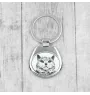 Selkirk Rex Katze Kurzhaar - Schlüsselanhänger mit Katze, Anhänger mit Aufdruck, personalisierter Anhänger der Marke Art-Dog