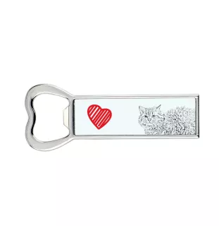 Selkirk Rex Kot długowłosy otwieracz z kotem Art-Dog