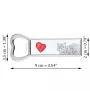 Selkirk Rex Cat Longhaired - bottle opener with a cat, personalized fridge opener, unique gift for men by Art-Dog brand