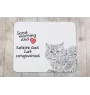 Selkirk Rex Cat Longhaired - mouse pad with print, personalized cat pad, unique gadget for an office worker from the Art-Dog brand